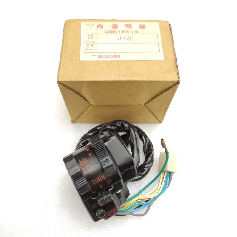 sakelar saklar holder kiri suzuki GP100 GP125 TRS TRZ katana nos