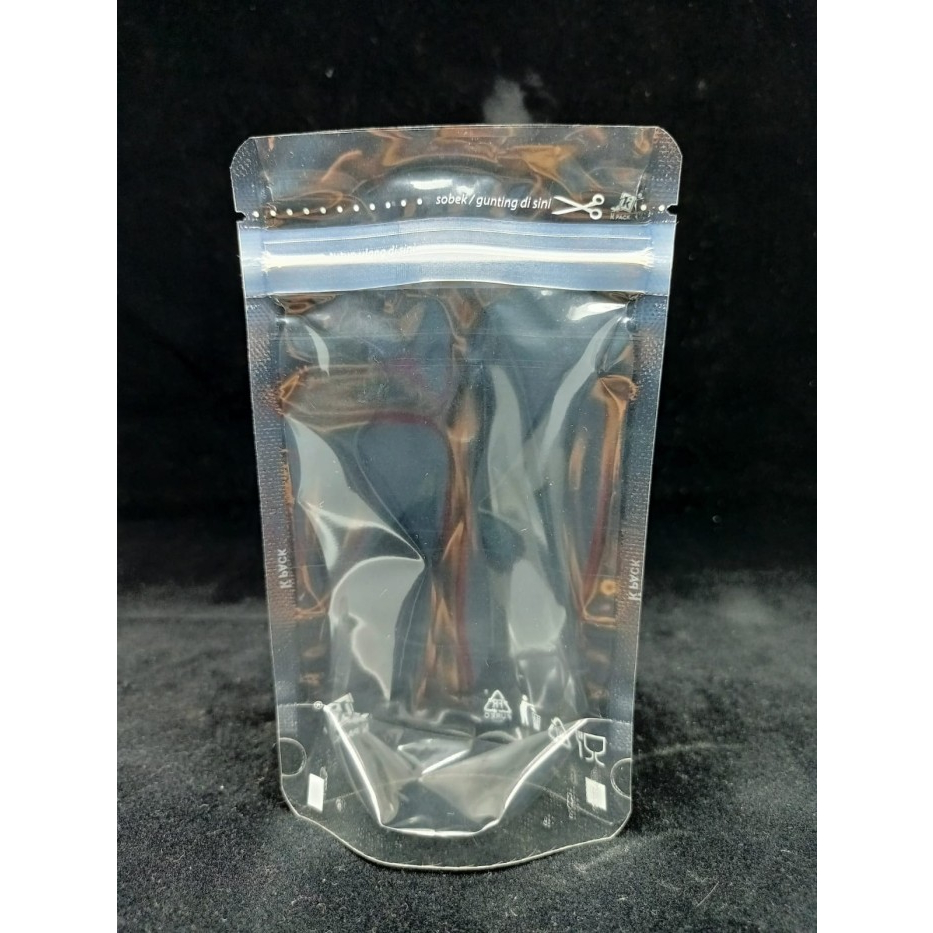STANDING POUCH CAIRAN / STANDING POUCH PP ZIPPER 150 ML @100 PCS