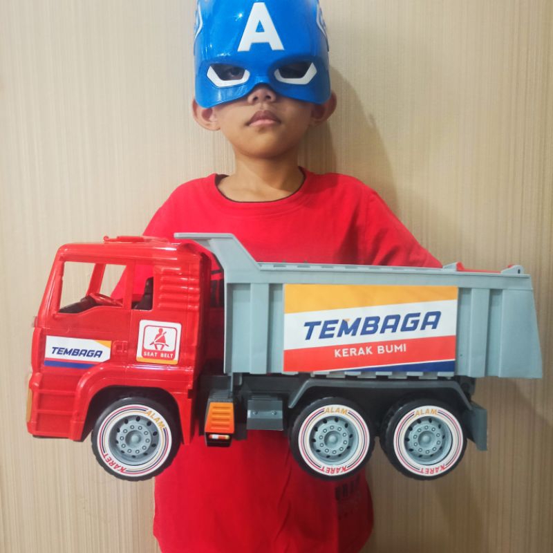 Mainan Truk Jumbo Dump KGP Truck Ukuran Besar  Hadiah Anak Laki Laki