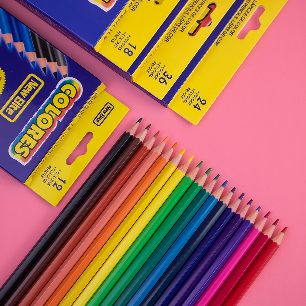 

Pensil Berwarna Pensil Gambar Anak Pensil Sekolah Dasar Set Pensil Berminyak 12/24 Warna