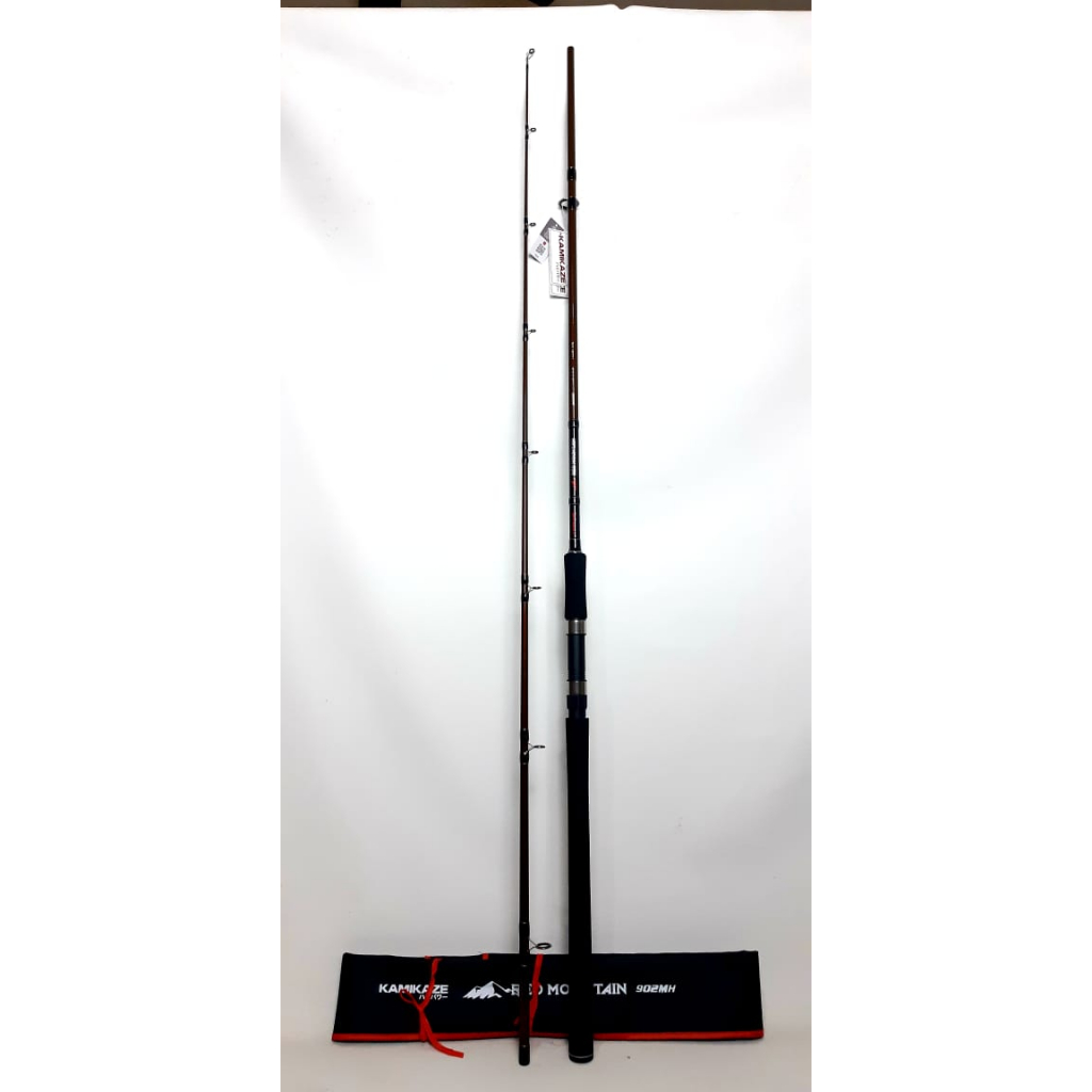 Rod / Joran Pancing Carbon Kamikaze RED MOUNTAIN 902MH - Ring fuji
