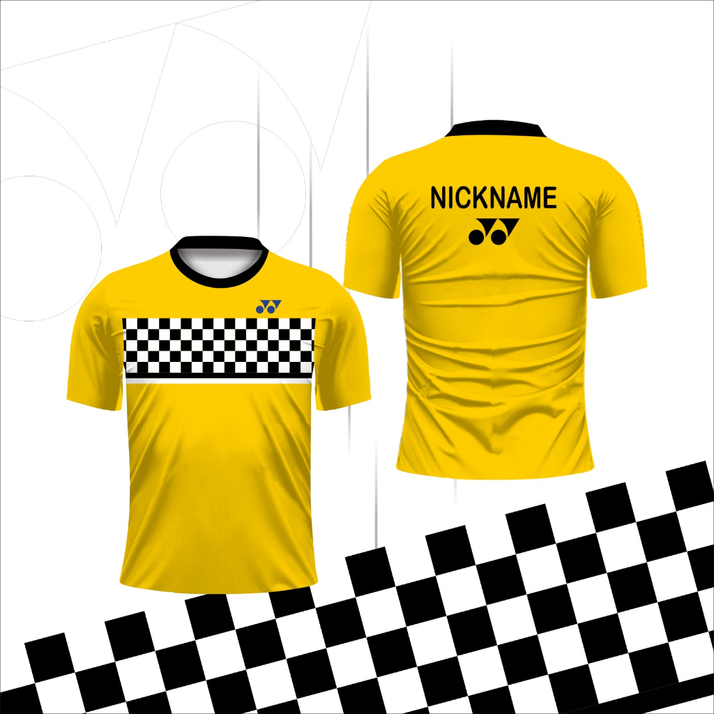 Kaos jersey badminton baju yonex minions