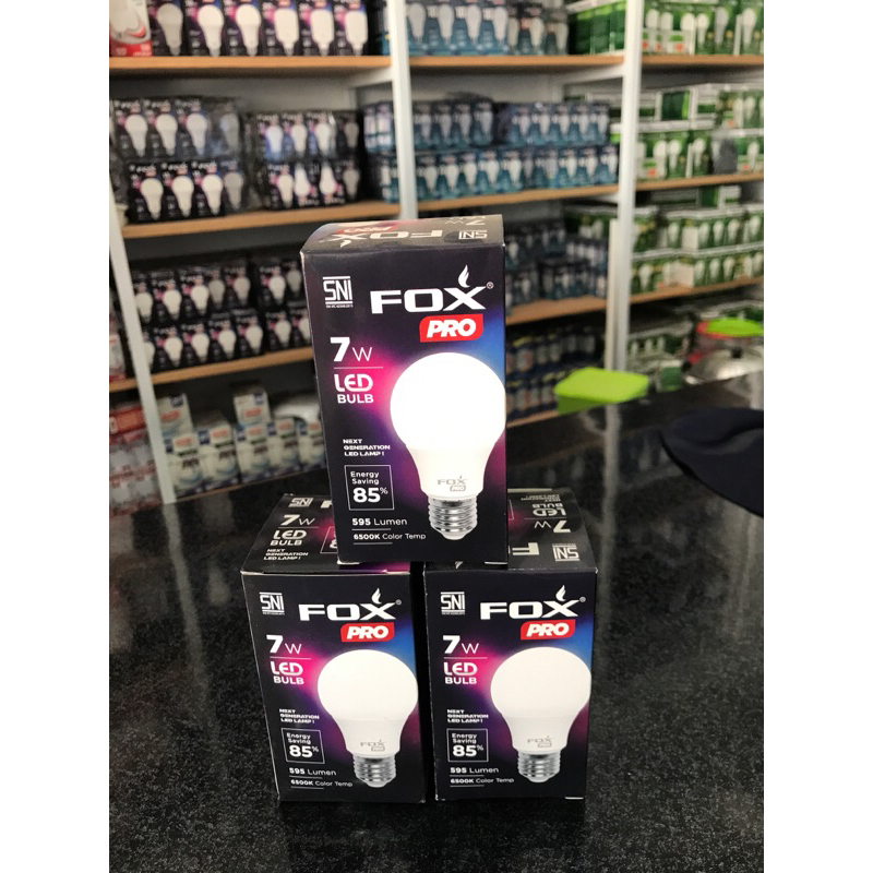 Lampu LED Fox Pro 7Watt Cahaya Putih