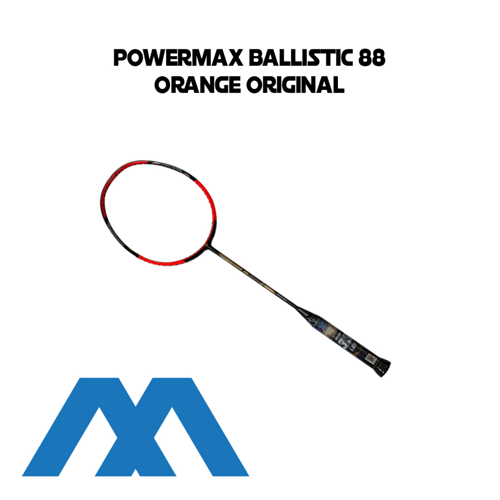 Raket Badminton Bulutangkis Power Max Ballistic 88 ORANGE