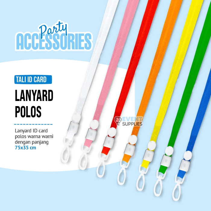 

Tali ID Card Lanyard / Tali Gantungan NameTag Tali Cantol