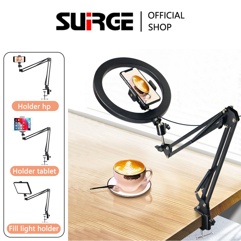SUIRGE Tripod Hp Mobile Phone Selfie Holder Tripod Stand For Live Streaming Video
