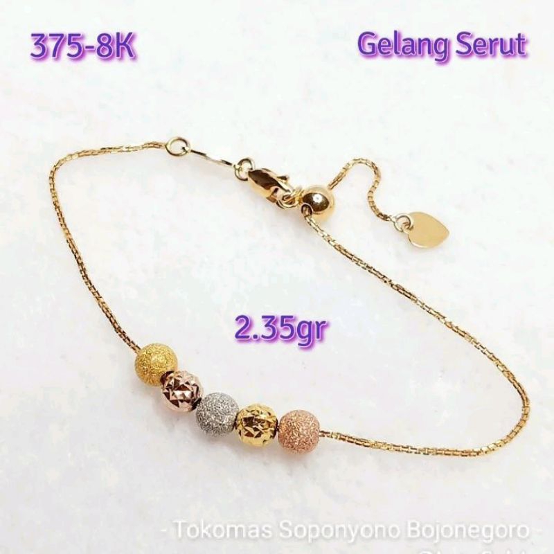 GELANG FASHION MERICA 3 WARNA KADAR 375-8K