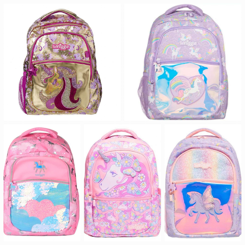 Tas Ransel Anak Cewek Impor Unicorn, Barbie, Pop It