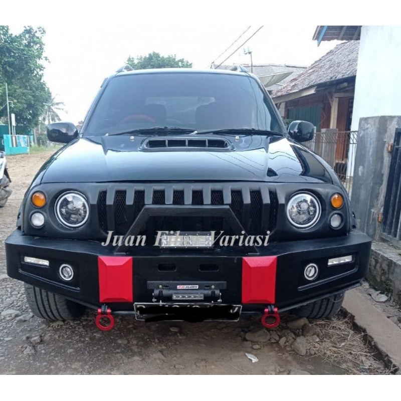 Grill Escudo Gen 2 Hummer Caribian Fullset Lampu