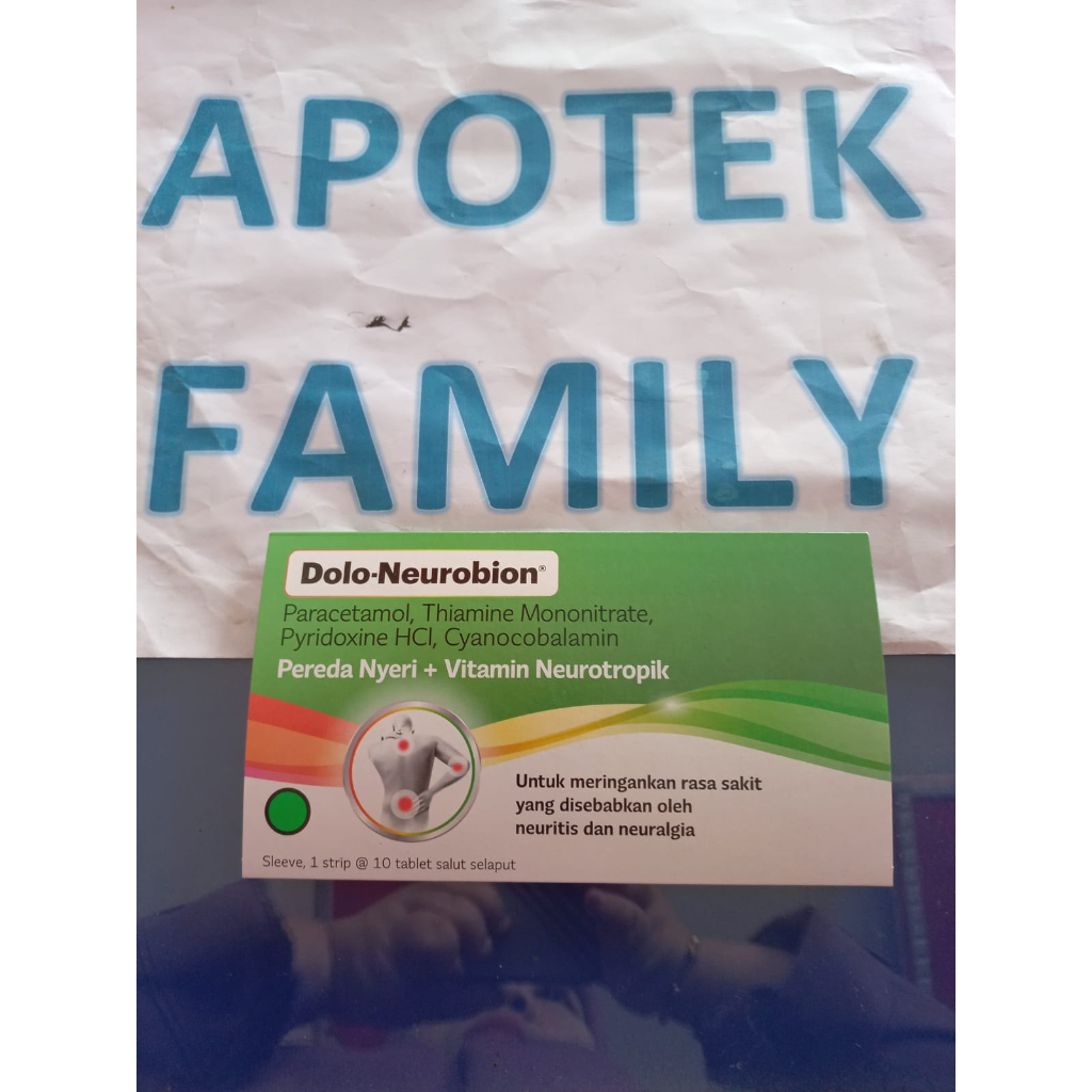 DOLO-NEUROBION 10TABLET PEREDA NYERI VITAMIN NEURITIS NEURALGIA NEUROBION DOLO NEUROBION