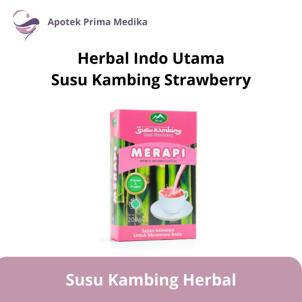 

Susu Kambing Merapi - Stawberry - Herbal Indo Utama