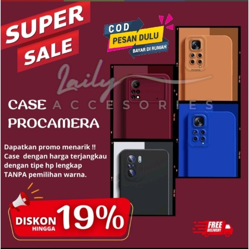 Softcase Macaron Pro Camera Xiaomi Redmi A2 2023 Silikon