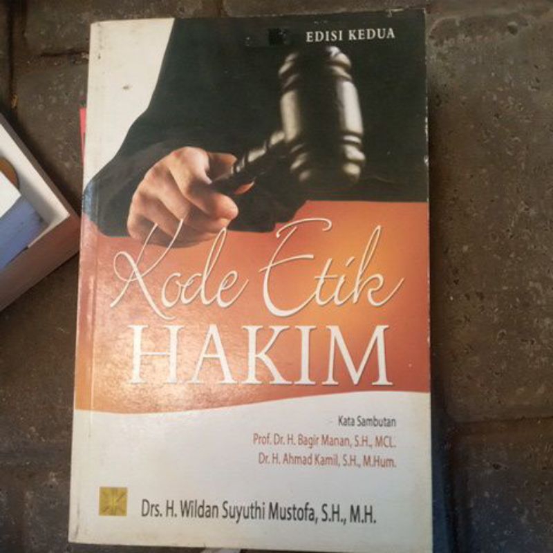 buku kode etik hakim wildan suyuthi mustofa original