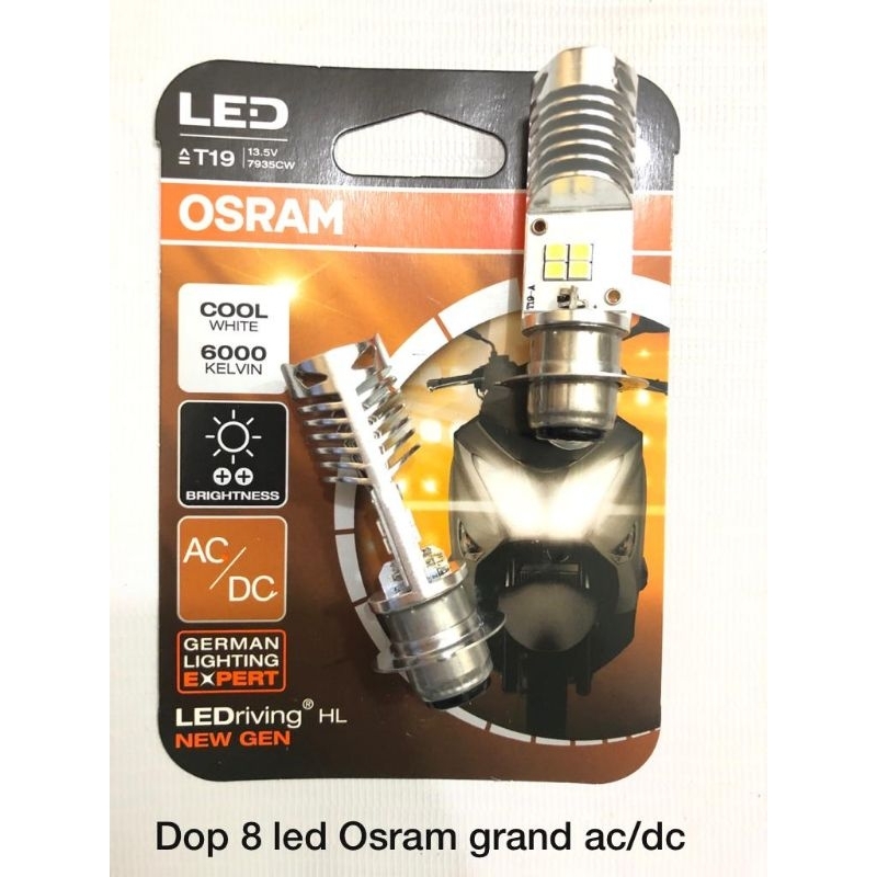 Led osram t19 ac/dc- Lampu led motor osram ac dc -led motor osram ac/dc putih