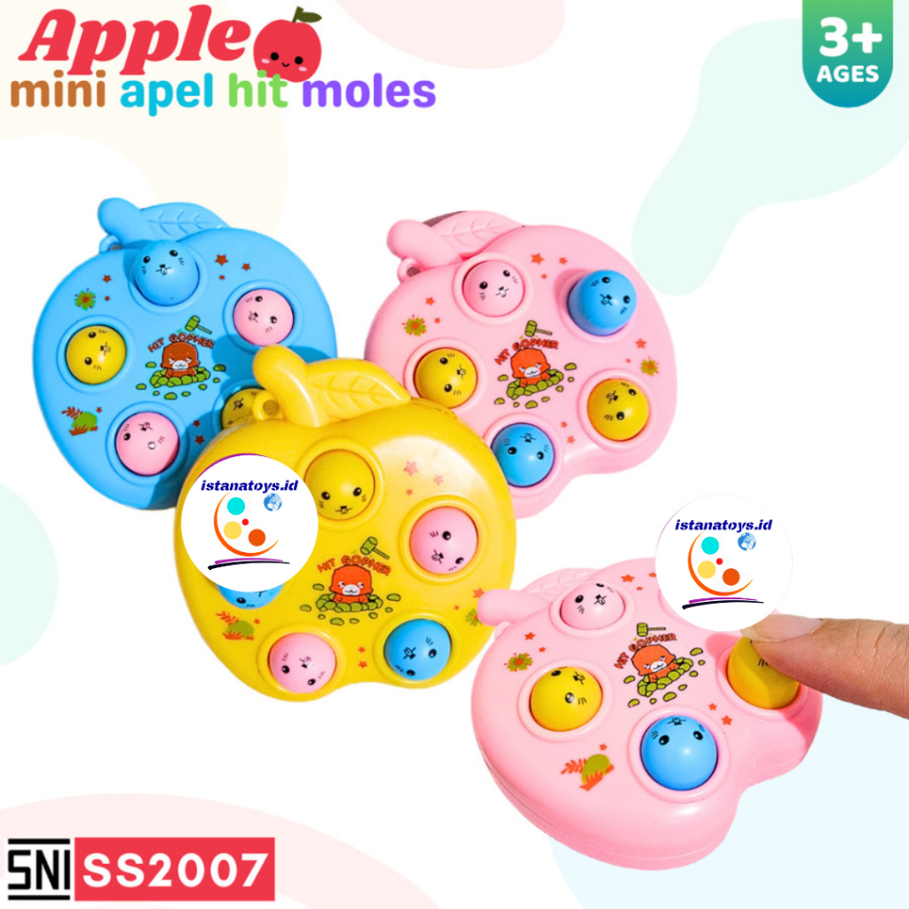 ID Mainan Anak Tekan Pop it Apel SS2007