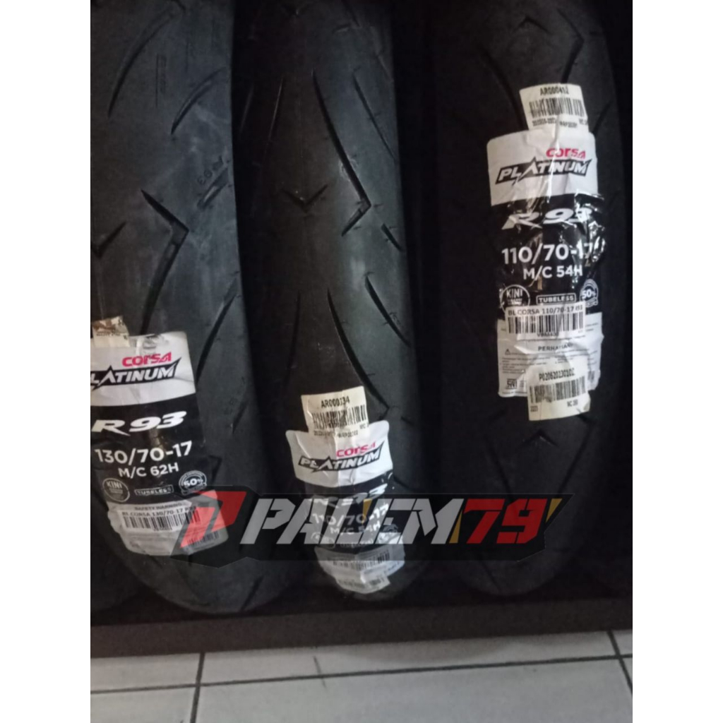 Ban Corsa R93 17 130 dan 150 - Supermoto CRF KLX Dtracker 150 Depan Belakang