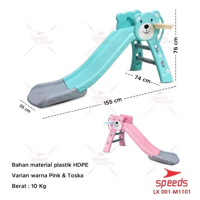 Mainan anak Perosotan panda M1101/M1103 mainan playground seluncuran