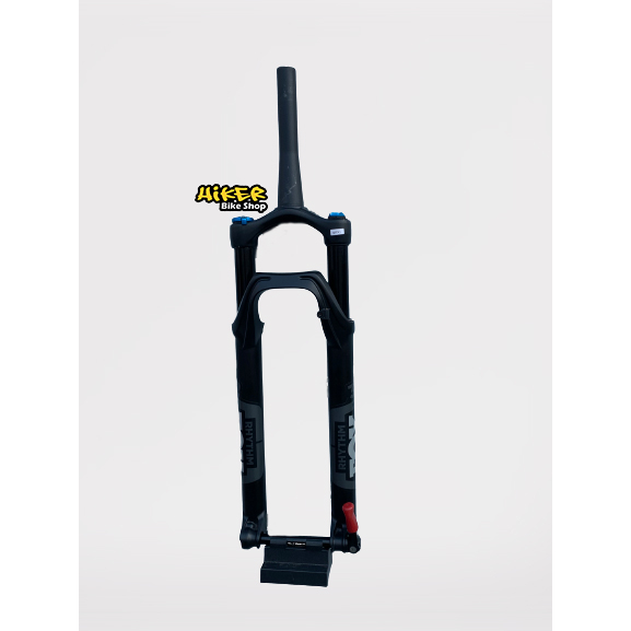 Fork Sepeda MTB Fox Rythm 32 Ban 27.5 Travel 120 mm TA Boost 15x110 mm Taper Steertube Bekas Normal
