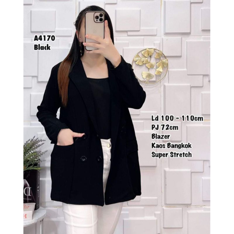 NEYSI/A4170 BLAZER WANITA KAOS BANGKOK