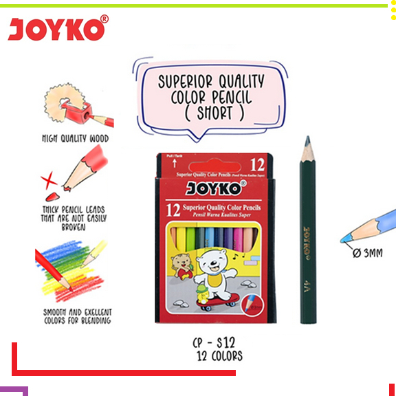 

PENSIL GAMBAR / PENSIL WARNA JOYKO 12S-S12
