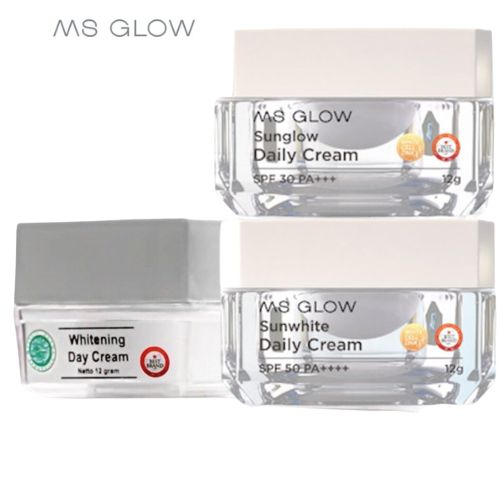 Ms Glow Whitening  Day Cream / BB Cream /Acne BB Cream Cica /krim pemutih siang