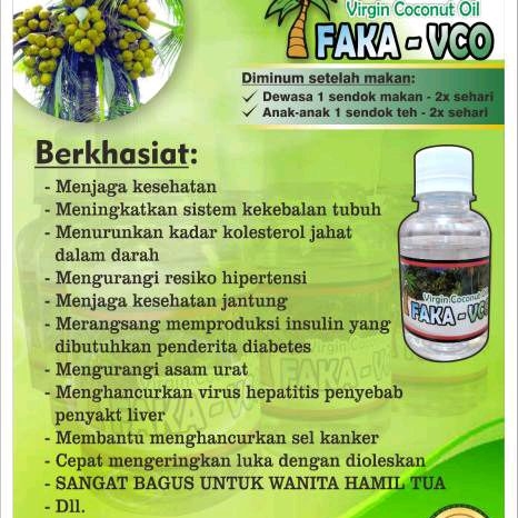 VCO Virgin Coconut Oil Minyak Kelapa Murni Herbal