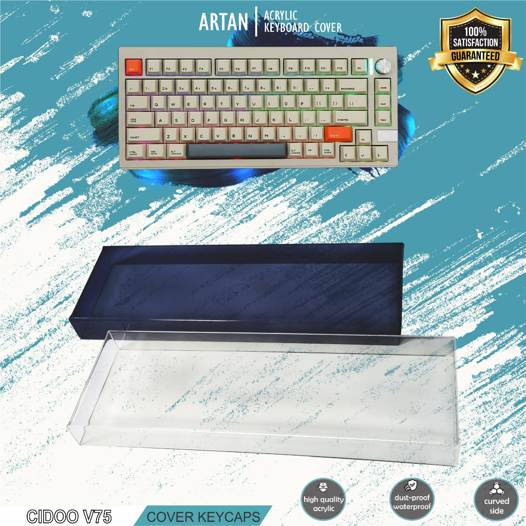 Cidoo V75 Pelindung Keyboard Mechanical Akrilik cover anti debu