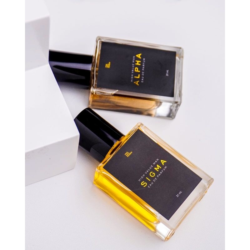 [Paket Bundle] HVM Exclusive Men Perfume Alpha dan Sigma - Parfum Pria - Parfum Wangi Cowok