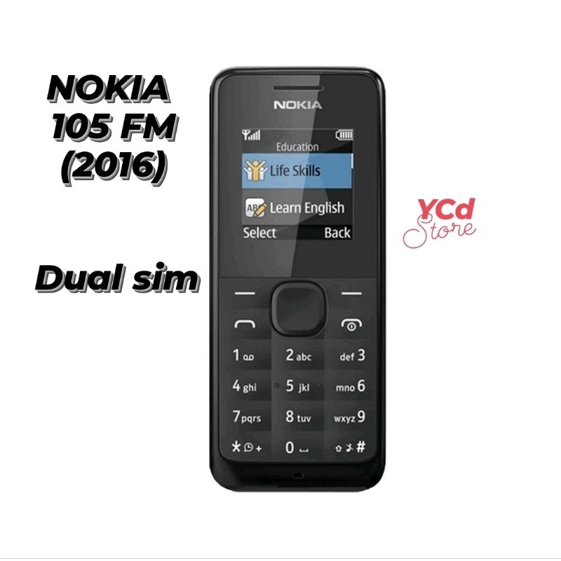 Hp Nokia 105 FM (2016) New hp murah dual sim