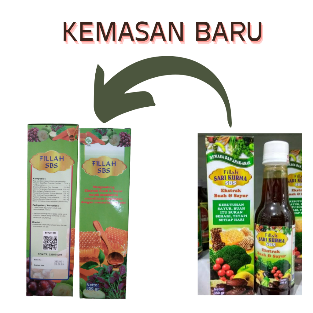 

Sari Kurma fillah Ekstrak Buah Sayur Plus Madu 350gr Nafsu Makan Anak Extrafood