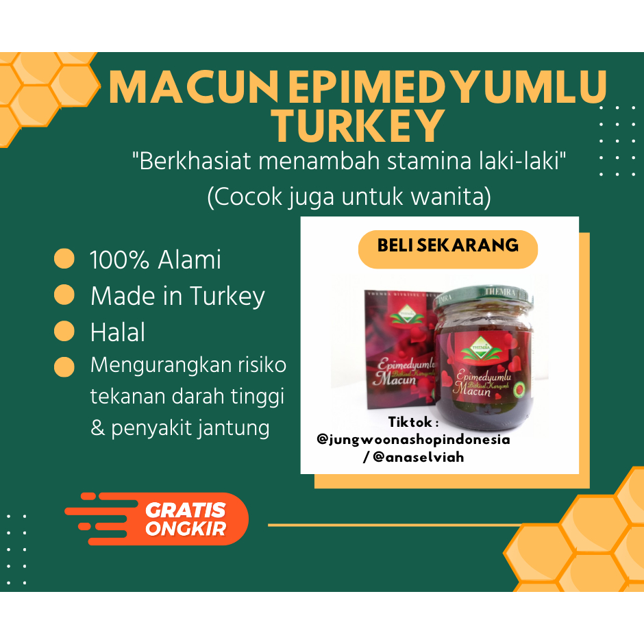 

READY STOCK !! Madu Cinta Asli Turki 240gr Cocok Untuk Pasutri