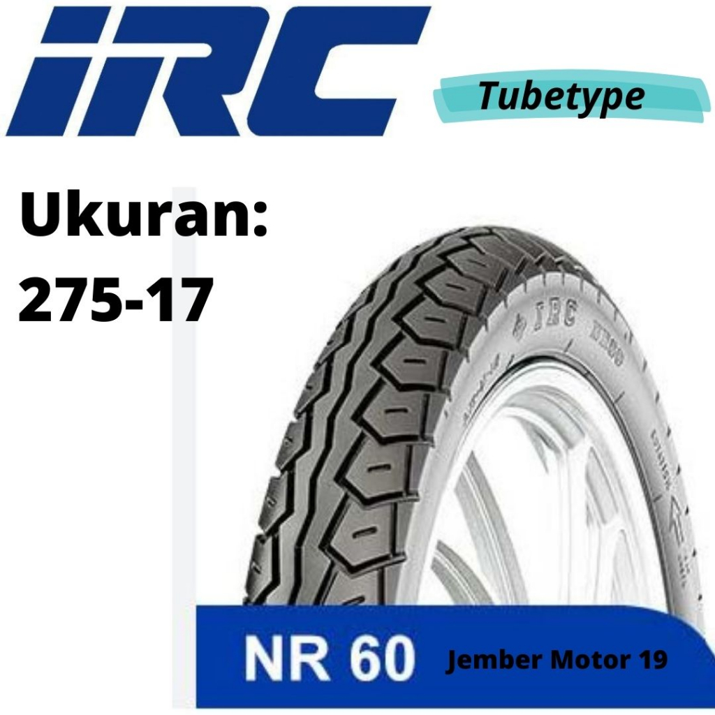BAN LUAR MOTOR IRC NR 60 275-17
