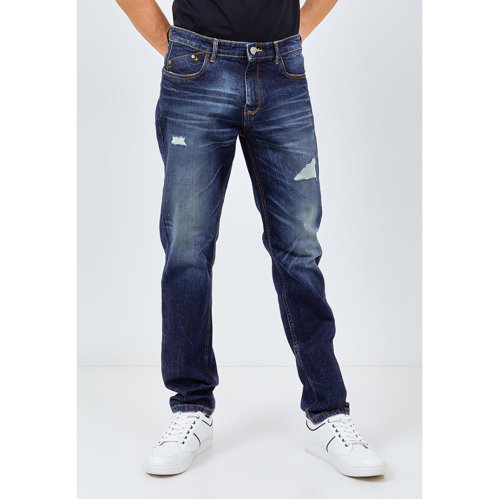 MANZONE Celana Jeans Panjang Denim TROY - BLUE