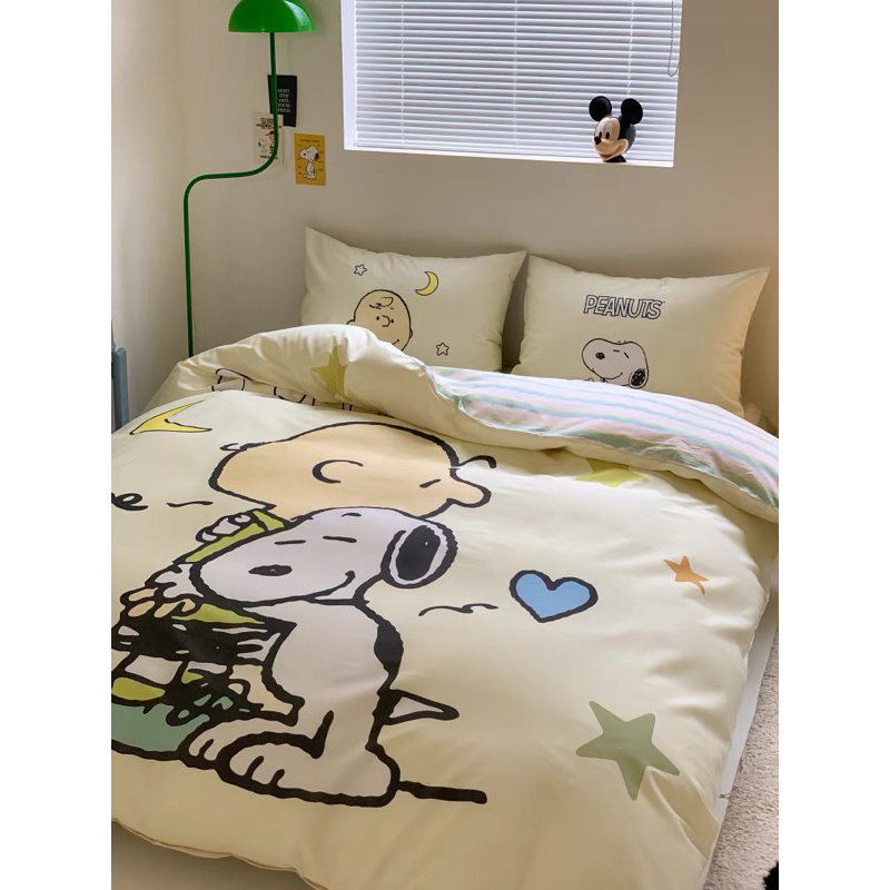 Snoopy Bedding Aesthetic Sprei