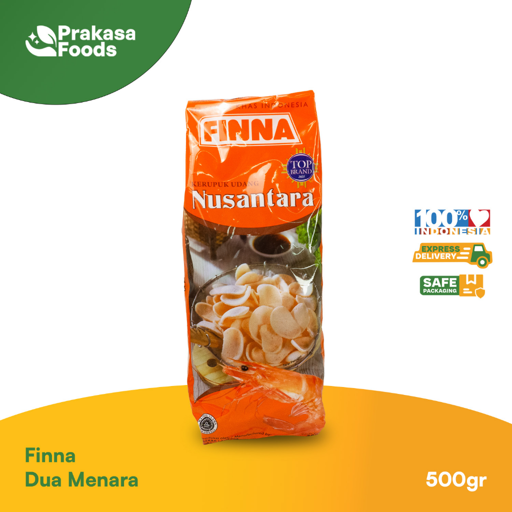 

Finna Nusantara Kerupuk Udang 380gr