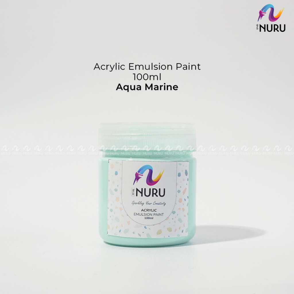 

Nuru Acrylic Emulsion Paint / Cat Akrilik | Aqua Marine 100ml