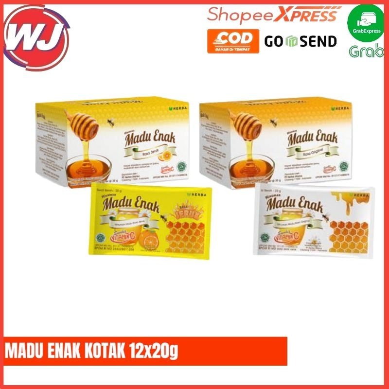 

MADU ENAK SACHET KOTAK 12x20g