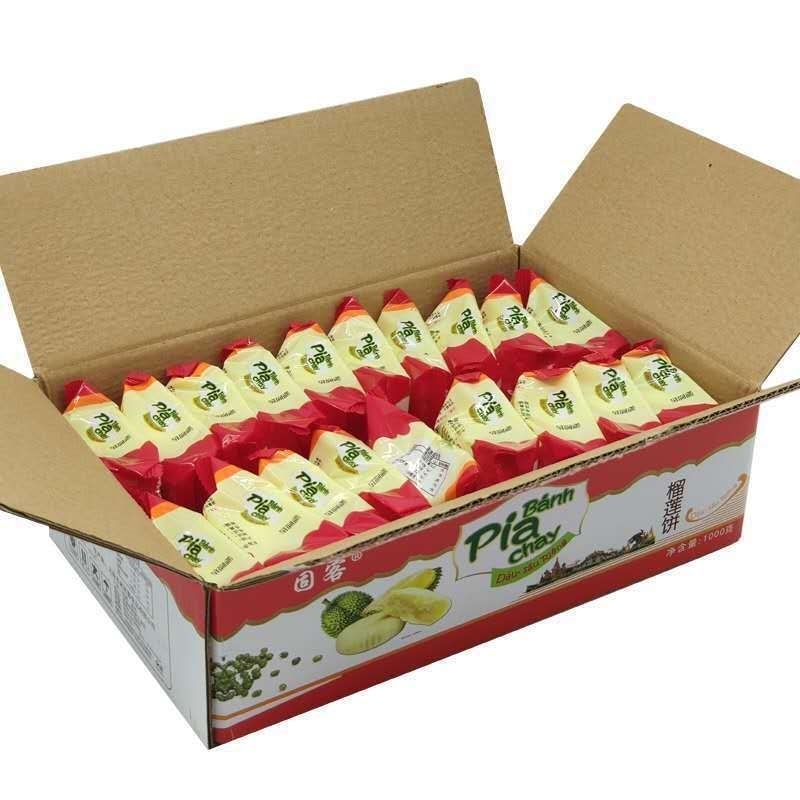 ( HALAL ) Banh pia chay durian musang king / Kue durian Vietnam