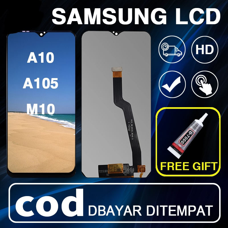 【ORIGINAL】Lcd Samsung A10 A105 M10 M105 Fullset Original Touchscreen asli Layar hp copotan