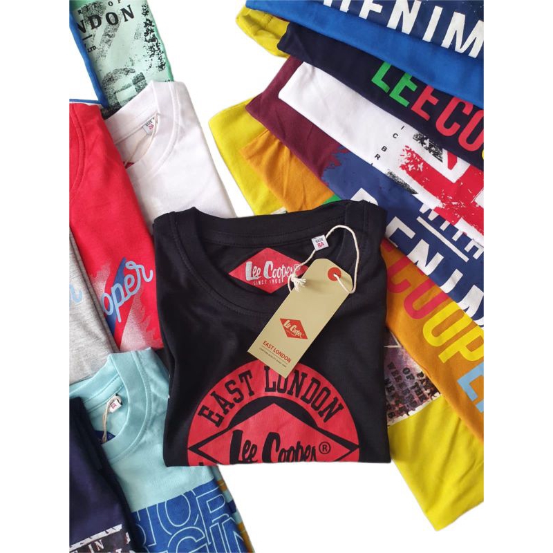kaos anak laki-laki Lee Cooper ori size 2 - 14