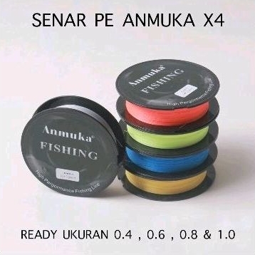 Senar Pancing PE Anmuka x4  100meter