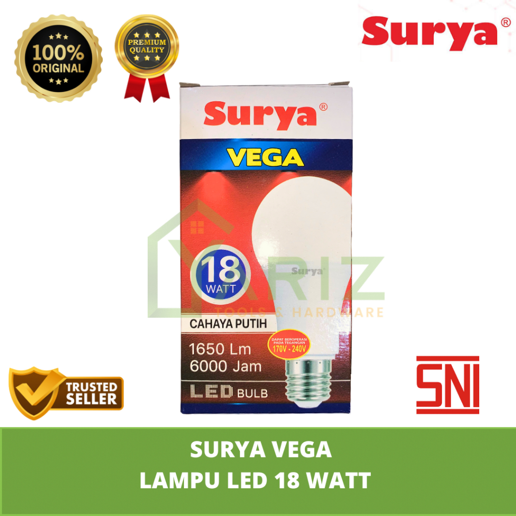 LAMPU LED 18 WATT SURYA VEGA