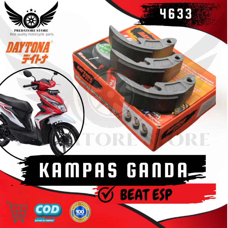 Kampas Ganda BEAT ESP Racing Daytona Original