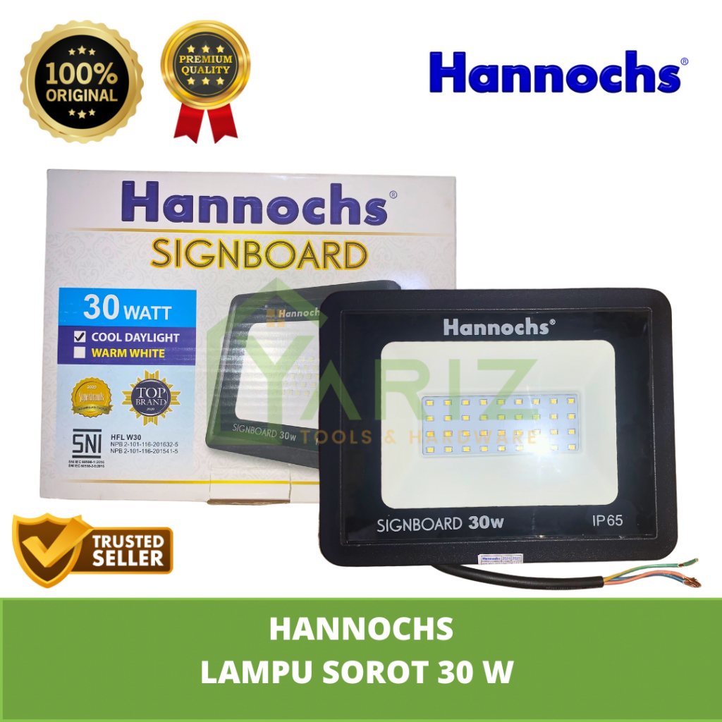 LAMPU SOROT SIGNBOARD 30 W HANNOCHS | LAMPU TAMAN | LAMPU TEMBAK OUTDOOR