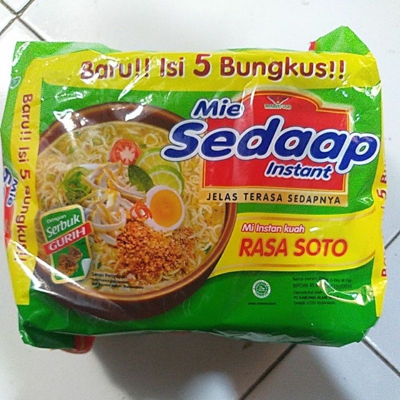 

MIE SEDAAP SOTO PACK ISI 5