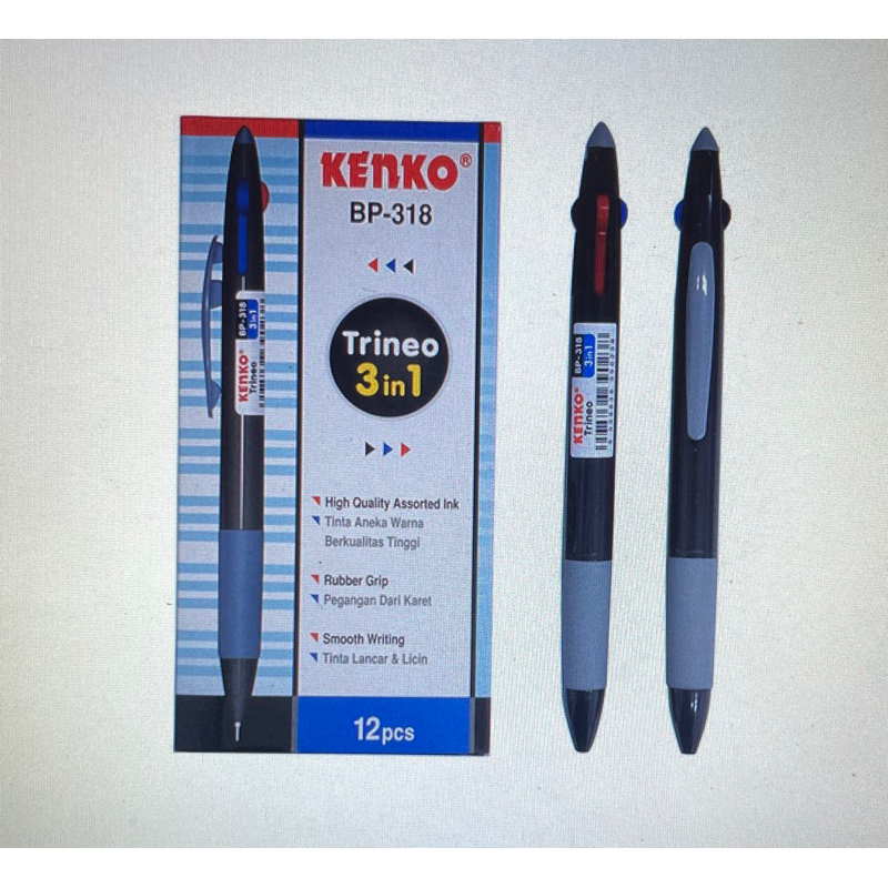 

Kenko Ballpen BP-318 (3 IN 1) (12PCS)