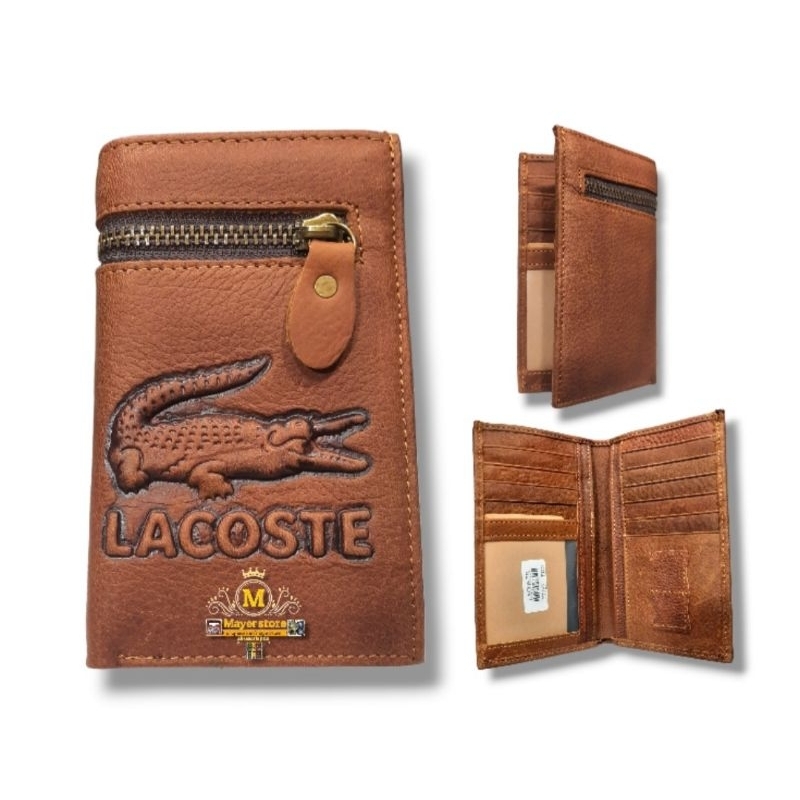 dompet kulit asli tanggung model resleting luar original /dompet tanggung/dompet lipat/dompet pria