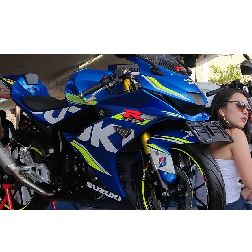 PAKET modif suzuki GSX R150 Kondom tangki winglet dan body belakang GSX-R150
