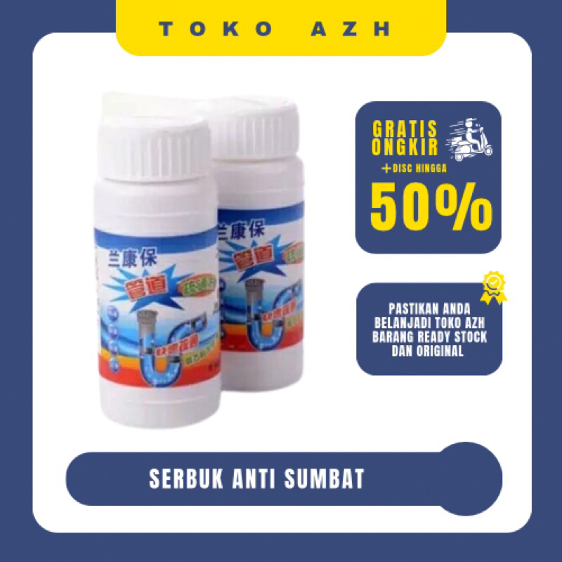 Serbuk Anti Sumbat Anti Mampet Mengatasi Wc Mampet