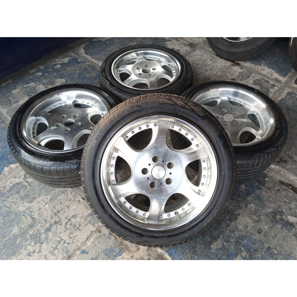 velg seken bekas murah hsr gangnam ring 17x75 85 lubang 5x114 seken bekas plus ban 215 55 murah beka